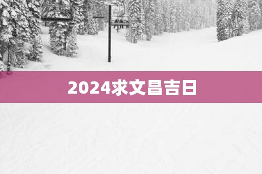 2025求文昌吉日