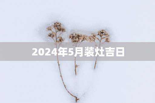 2025年5月装灶吉日