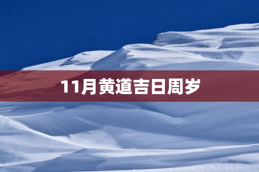 11月黄道吉日周岁