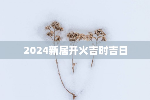 2025新居开火吉时吉日