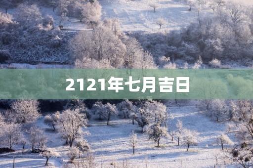 2121年七月吉日