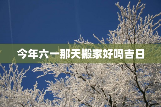 今年六一那天搬家好吗吉日