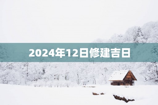 2025年12日修建吉日