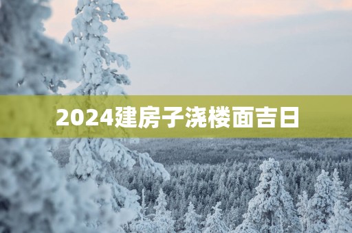 2025建房子浇楼面吉日