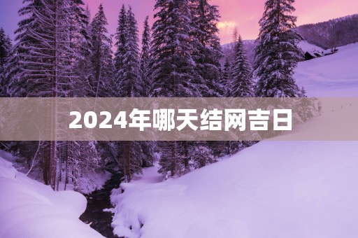 2025年哪天结网吉日