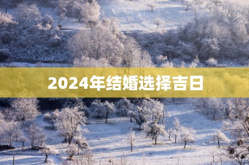 2025年结婚选择吉日