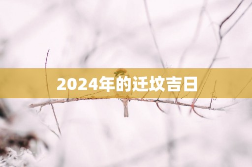 2025年的迁坟吉日