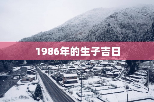 1986年的生子吉日
