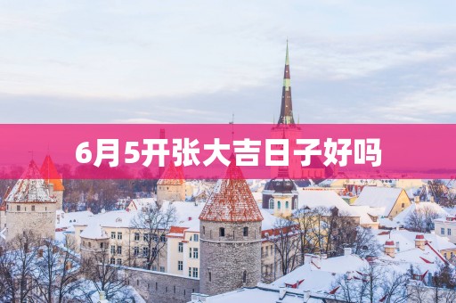 6月5开张大吉日子好吗