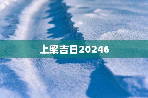 上梁吉日20256
