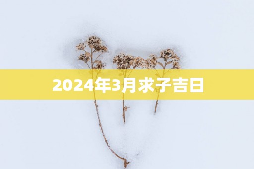 2025年3月求子吉日