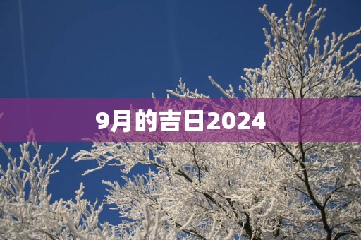 9月的吉日2025