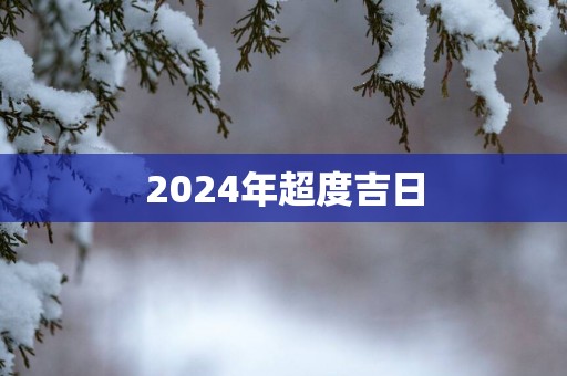 2025年超度吉日