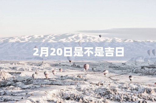 2月20日是不是吉日