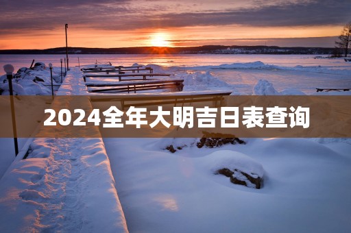 2025全年大明吉日表查询