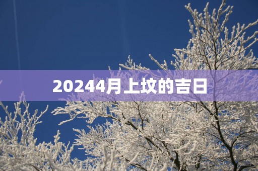 20254月上坟的吉日