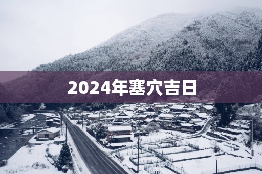 2025年塞穴吉日