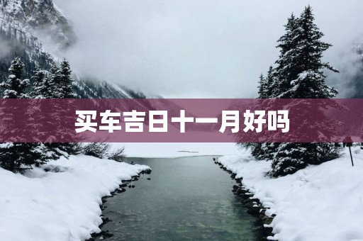 买车吉日十一月好吗