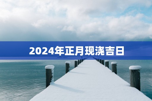 2025年正月现浇吉日