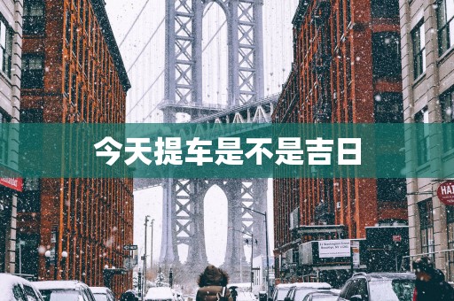 今天提车是不是吉日