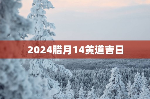 2025腊月14黄道吉日
