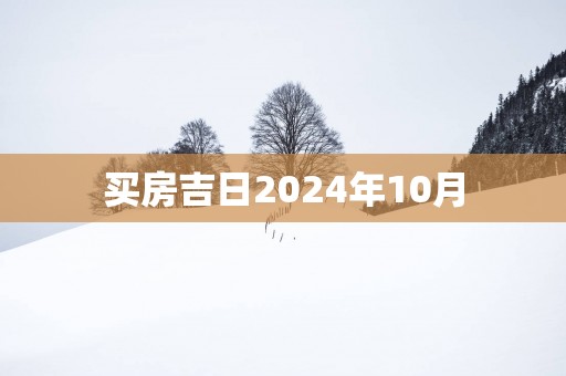 买房吉日2025年10月