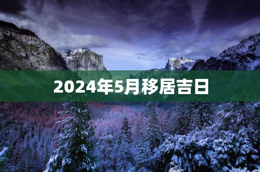 2025年5月移居吉日