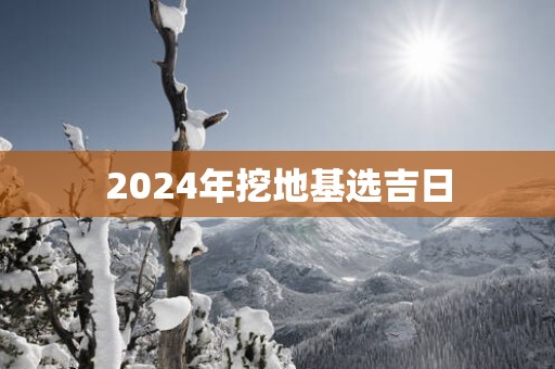 2025年挖地基选吉日