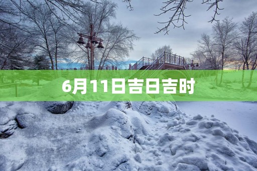 6月11日吉日吉时