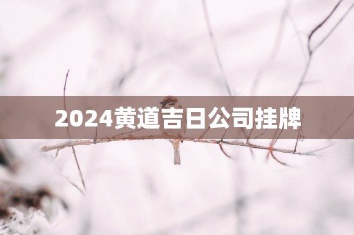 2025黄道吉日公司挂牌