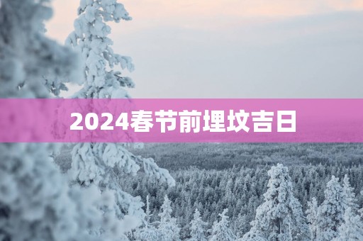 2025春节前埋坟吉日