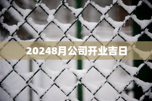20258月公司开业吉日
