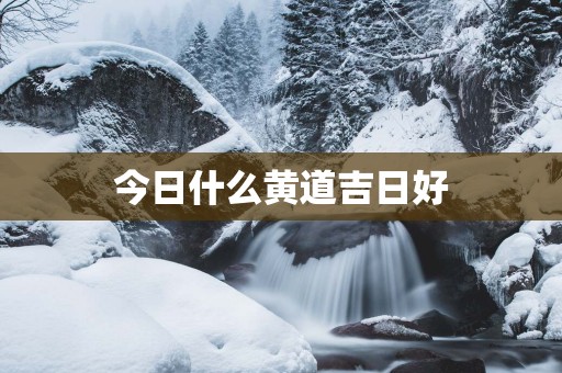 今日什么黄道吉日好