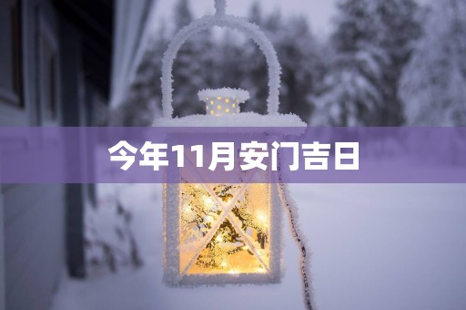 今年11月安门吉日