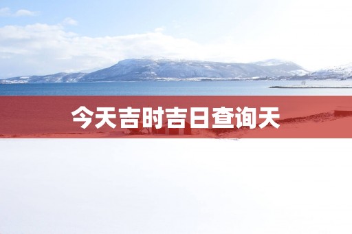 今天吉时吉日查询天