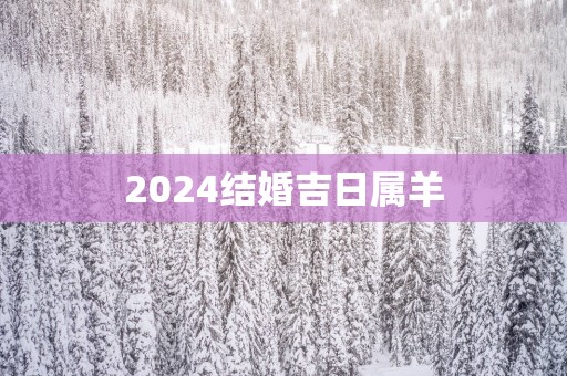 2025结婚吉日属羊
