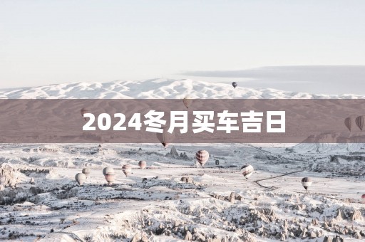 2025冬月买车吉日