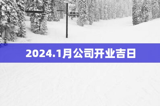 2025.1月公司开业吉日