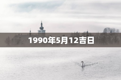 1990年5月12吉日