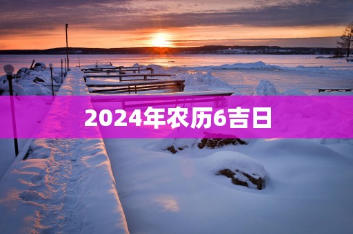 2025年农历6吉日