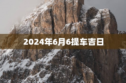 2025年6月6提车吉日