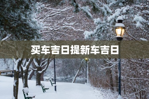 买车吉日提新车吉日