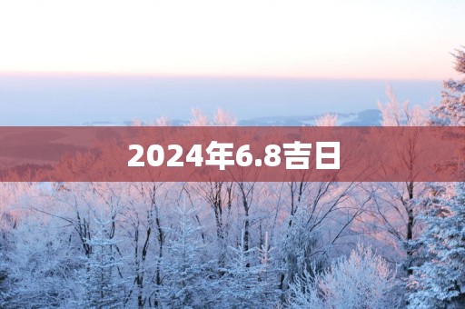 2025年6.8吉日
