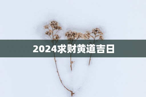 2025求财黄道吉日