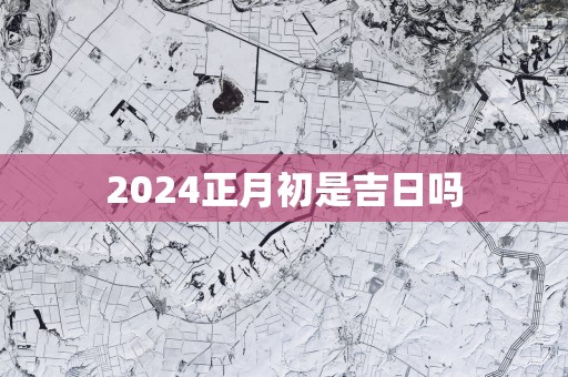 2025正月初是吉日吗
