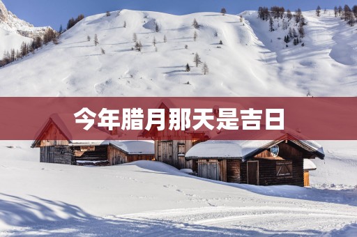 今年腊月那天是吉日