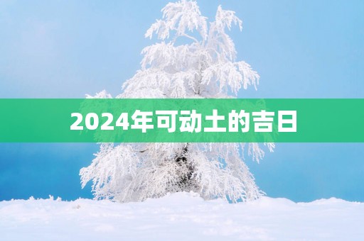 2025年可动土的吉日