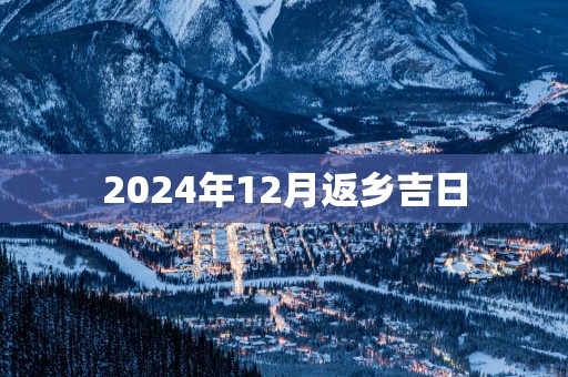 2025年12月返乡吉日