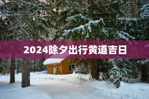 2025除夕出行黄道吉日