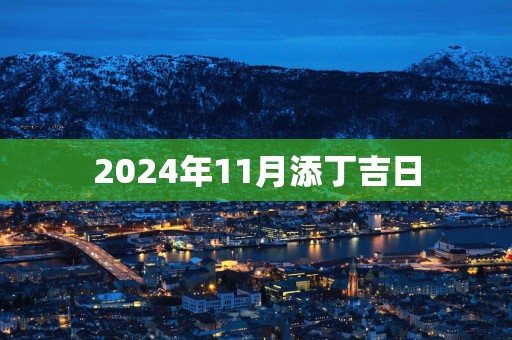 2025年11月添丁吉日